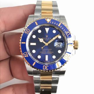 Replica Rolex Submariner Date 116613LB AR Factory AR V2 1:1 Best Edition, Stainless Steel 904L, Blue Ceramic Bezel, Blue Dial, Yellow Gold & Stainless Steel 904L Bracelet, SWISS Rolex 3135 Automatic Movement