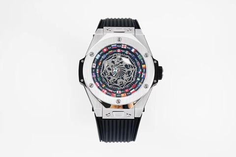 Replica Hublot Big Bang Sang Bleu Limited Edition HB Factory Titanium Banners & Silver Dial Swiss HUB1213 UNICO Manufacture
