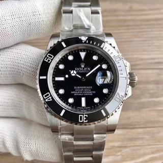 Replica Rolex Submariner 114060 Noob Factory V8S 1:1 Best Edition, Stainless Steel, Black Ceramic Bezel & Platinum Markers, Black Dial, NEW Stainless Steel Bracelet, SWISS ETA 2836-2 Automatic Movement
