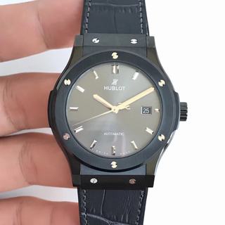 Replica Hublot Classic Fusion Ceramic Anthracite 511.CM.7170.LR JJ Factory1:1 Best Edition, Ceramic, Anthracite Dial, Grey Leather Strap, SWISS ETA 2892 Automatic Movement