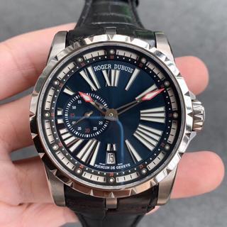 Replica Roger Dubuis Excalibur DBEX0542 DLC TB Factory SS Blue Dial Swiss RD640