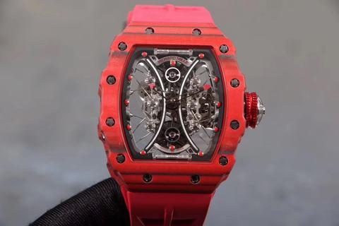 Replica Richard Mille RM53-01 TPT Carbon Pablo Mac Donough Tourbillon Seiko Factory 1:1 best edition, Skeleton SWISS Tourbillon Manual Winding