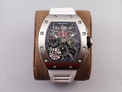 Replica Richard Mille RM011 Chrono KV Factory V3 Latest Maximum?version SS Black Dial Swiss 7750 