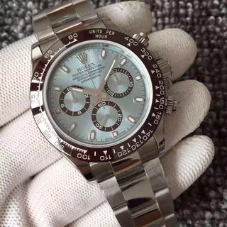 Replica Rolex Daytona 116506 JH Factory 1:1 Best Edition 410L SS Case and Bracelet Ice Blue Dial Lume Markers A4130 Super Clone