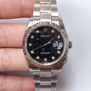 Replica Rolex Datejust 36mm 126234 EW Factory SS Black Dial Swiss 3235