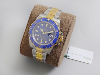 Replica Rolex Submariner Date 116613LB D1 Factory 24K Yellow God Wrapped & SS 904L Blue Dial Swiss 2824-2