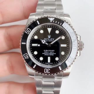 Replica Rolex Submariner Noob Factory V3 1:1 Best Edition, Stainless Steel, Black Ceramic Bezel & Platinum Markers, Black Dial, NEW Stainless Steel Bracelet, SWISS ETA 2836 Automatic Movement
