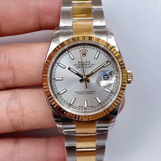 Replica Rolex Datejust 36mm 126233 EW Factory SS & Two-Tone Yellow Gold Silver Dial Swiss 3235