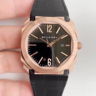 OCTO RG JL 1:1 Best Edition Black dial On Black Leather Strap MIYOTA 9015 to BVL193