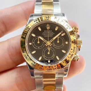 Replica Rolex Daytona Cosmograph 116523 Noob Factory 1:1 Maximum?version 904L Stainless Steel 18K Yellow Gold Two-Tone Black Dial Swiss 4130
