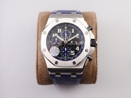 Replica Audemars Piguet Royal Oak Offshore Chronograph 2018 SIHH 26470 JF Factory V2 SS Black Dial Swiss 3126
