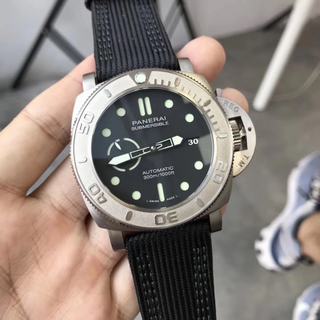 Replica Panerai Luminor Submersible Mike Horn Edition PAM984 VS Factory 1:1 Best Edition, Titanium, Black Dial, Black Nylon Strap, SWISS Panerai P9010 Automatic Movement