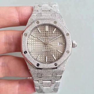 Replica Audemars Piguet Royal Oak Frosted Gold In 37mm 1:1 best edition Swiss 3120 automatic