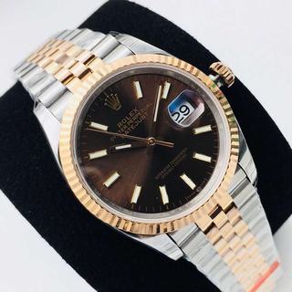Replica Rolex Datejust 36mm 116233 EW Factory SS & Rose Gold Brown Dial Swiss 3235