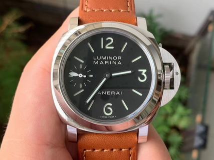 Replica Panerai Luminor Marina PAM111 Noob Factory V11 SS Black Dial Swiss 6497