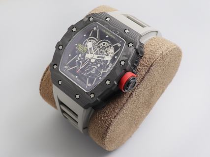 Replica Richard Mille RM35-02 Rafael Nadal New KV Factory V3 Maximum?version Forged Carbon Black Dial M8215