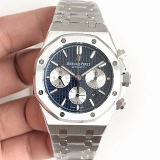 Replica Audemars Piguet Royal Oak Chronograph 26331 BF Factory 1:1 Best Edition, Chronograph, 41MM, Stainless Steel, Blue Dial, Stainless Steel Bracelet, SWISS ETA 7750 Automatic Movement