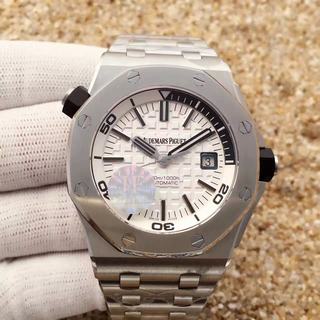 Replica Audemars Piguet Royal Oak Offshore Diver 15710 Diver A2824 JF Factory 1:1 Best Edition On SS Bracelet (+$30 to get extra Rubber Strap