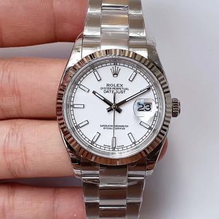Replica Rolex Datejust 36mm 126234 EW Factory SS White Dial Swiss 3235