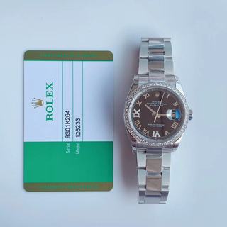 Replica Rolex Datejust 36mm 126234 EW Factory SS Black Dial Swiss 3235