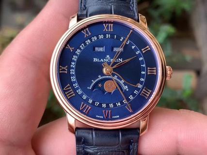 Villeret 6654 OMF V3 Rose gold Blue Dial Swiss 6654