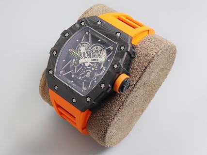 Replica Richard Mille RM35-02 Rafael Nadal New KV Factory V3 Maximum?version Forged Carbon Black Dial M8215